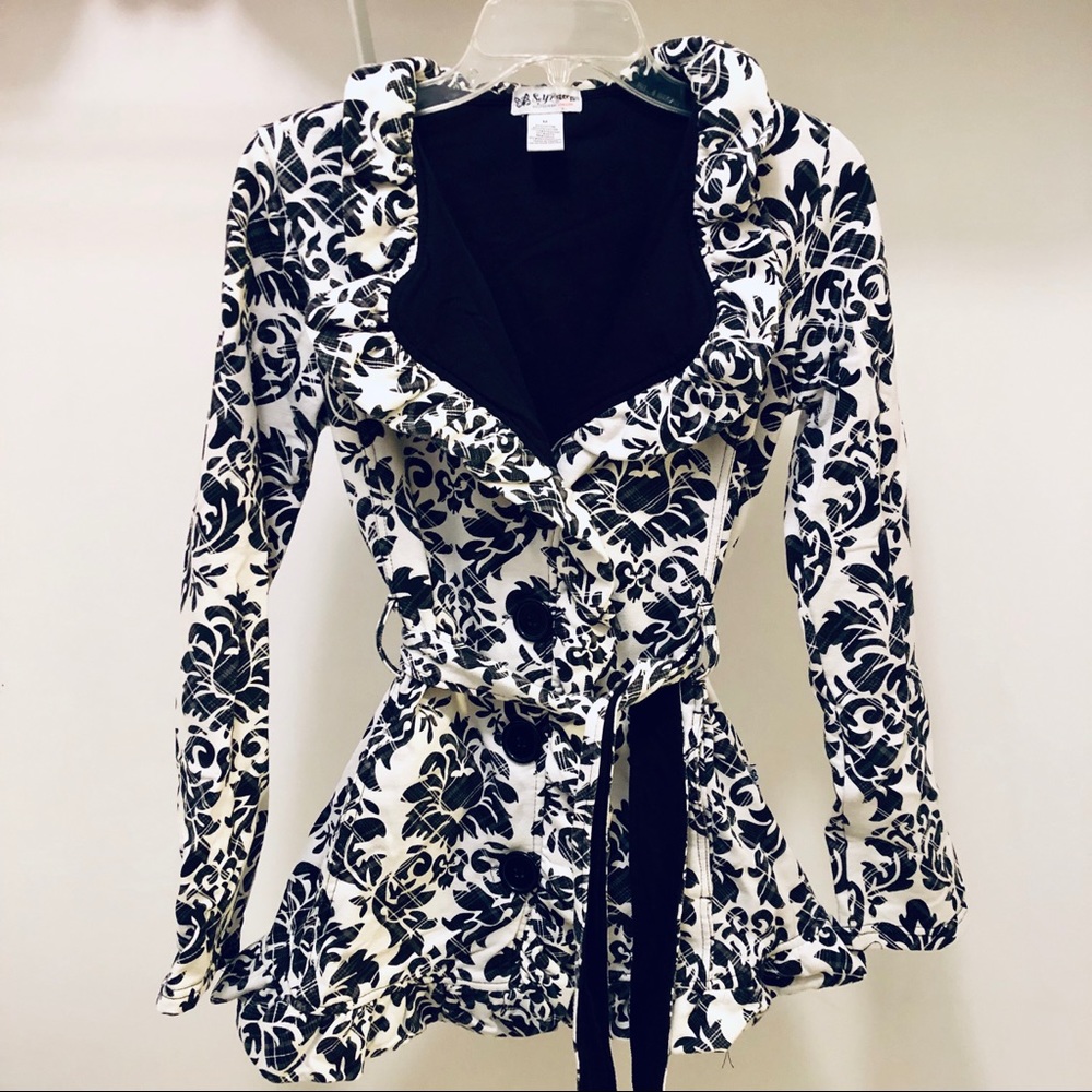 Self Esteem black and white blazer/jacket
